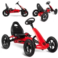 Jeździki dla dzieci - Ricokids Gokart dziecięcy na pedały RK-592 czerwony 759201 - miniaturka - grafika 1