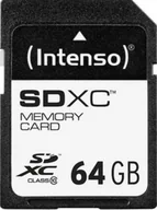Karty pamięci - Intenso SDXC Class 10 64GB (3411490) - miniaturka - grafika 1