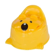 Nocniki - Nocnik tradycyjny plastikowy toaletka dla dzieci kibelek krzesełko żółty UC07001-5 - miniaturka - grafika 1