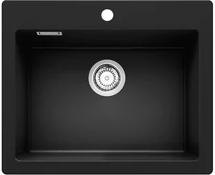 Zlew ceramiczny SONRA MAKARA 60 BLACK (70 czarny mat) - Zlewozmywaki - miniaturka - grafika 1