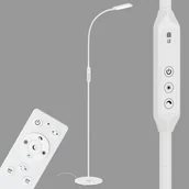Lampy stojące - Briloner Lampa stojąca LED Office Remote, pilot, biała - miniaturka - grafika 1