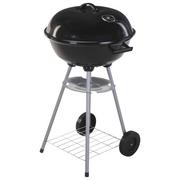 Grille - ProGarden Grill z pokrywą i kółkami, 46 cm, czarny Koopman - miniaturka - grafika 1