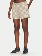 Spodenki damskie - Puma Szorty sportowe 5" ESS Graphic 685073 Beżowy Regular Fit - miniaturka - grafika 1