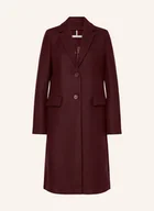 Płaszcze damskie - Tommy Hilfiger Płaszcz Wełniany rot - miniaturka - grafika 1