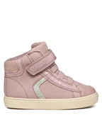 Buty dla dziewczynek - Geox Sneakersy B Gisli Girl B461MA 05402 C8014 S Różowy - miniaturka - grafika 1