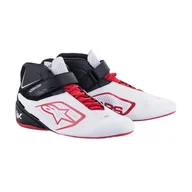 Odzież do sportów motorowych - Buty kartingowe Alpinestars TECH 1-K V2 biało-czerwone - miniaturka - grafika 1