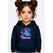 Bluzy dla dziewczynek - BLUZA DZIECIĘCA Z KAPTUREM ROBLOX GRACZ 110-116 DLA DZIECKA PREZENT - miniaturka - grafika 1