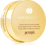 Maseczki do twarzy - PETITFEE Gold Snail Płatki hydrożelowe pod oczy 60 - miniaturka - grafika 1
