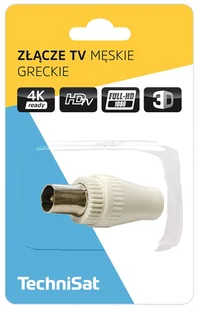 Złącze antenowe TechniSat męskie greckie 76-4981-00 - Akcesoria TV-SAT - miniaturka - grafika 1
