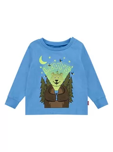 Levi's Kids Koszulka w kolorze niebieskim - Kaftaniki dla niemowląt - miniaturka - grafika 1