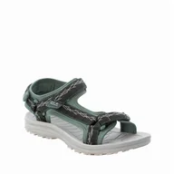 Sandały damskie - Sandały damskie Jack Wolfskin WAVE BREAKER W hedge green - 35,5 - miniaturka - grafika 1