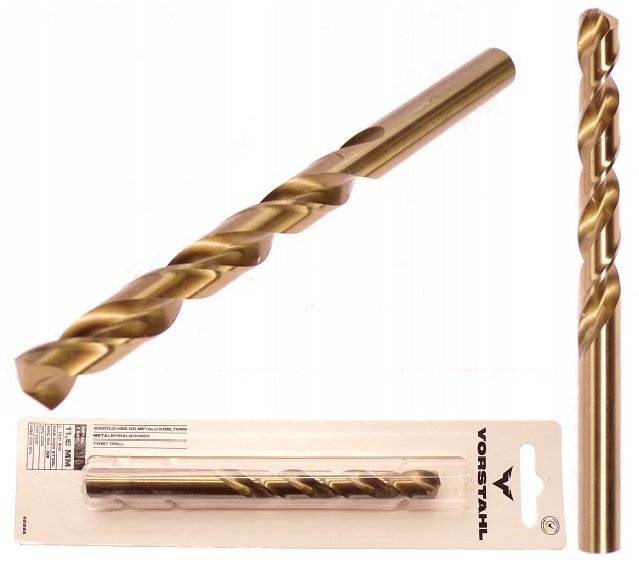 WIERTŁO KOBALTOWE DO METALU 11,5MM HSS-E HSS-Co 6%