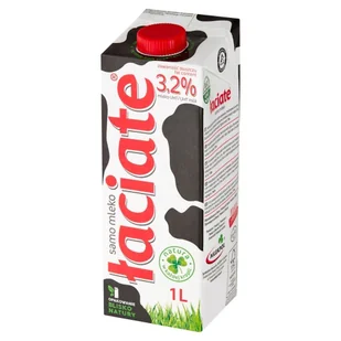 Mlekpol Mleko ŁACIATE UHT 3.2% 1L - Mleko - miniaturka - grafika 2