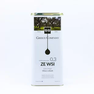 Oliwa "ZE WSI" niefiltrowana łagodna 0.3% 5 l - Zdrowa żywność - miniaturka - grafika 1