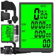 Liczniki rowerowe - Licznik Rowerowy Bezprzewodowy z Podświetleniem i 30 Funkcjami R111 - miniaturka - grafika 1
