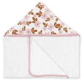 Okrycia kąpielowe dla dzieci - Ręcznik bambusowy dla niemowlaka Baby Retro Kwiatki, Albero Mio - miniaturka - grafika 1