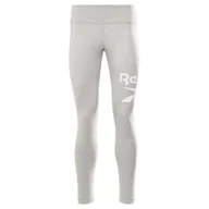 Legginsy - Damskie Legginsy REEBOK RI BL COTTON LEGGING GR9377 – Szary - miniaturka - grafika 1