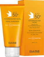 Balsamy i kremy do opalania - BABE Laboratorios krem przeciwsłoneczny SPF 50+ do codziennej pielęgnacji skóry normalnej i suchej 50 ml (8437014389050) - miniaturka - grafika 1