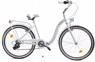 Dallas Bike Składak Alu 7Spd 28 cali Biały - Rowery - miniaturka - grafika 2
