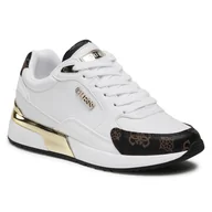 Sneakersy damskie - Sneakersy GUESS - Moxea FL5MOX FAL12 WHBR - miniaturka - grafika 1