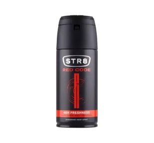 STR8 Sarantis Red Code Dezodorant w Sprayu 150ml - Dezodoranty i antyperspiranty męskie - miniaturka - grafika 1