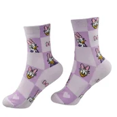 Skarpetki damskie - Skarpetki Damskie Długie Różowe Kaczka Daisy Kaczor Donald 36-40 - miniaturka - grafika 1