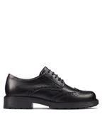 Półbuty damskie - Clarks Oxfordy Orinoco2 Limit 26163621 Czarny - miniaturka - grafika 1