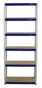 Szafy i regały magazynowe - Regał Helios magazynowy metalowy HWN_196X090X30_6_175 ilość półek 6 nośność 175 kg / Wamar-Sosenka - miniaturka - grafika 1
