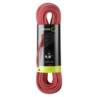 Lina Edelrid Boa 9,8mm 60m Długość liny: 60 m / Kolor: czerwony - Sprzęt wspinaczkowy - miniaturka - grafika 1
