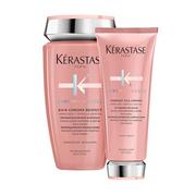 Zestawy kosmetyków damskich - Kerastase Chroma Absolu, zestaw do włosów koloryzowanych, szampon + odżywka - miniaturka - grafika 1