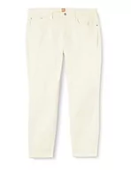 Spodnie damskie - BOSS Damskie spodnie Jackie Slim Mr C Bc, Open White118, 30 - miniaturka - grafika 1