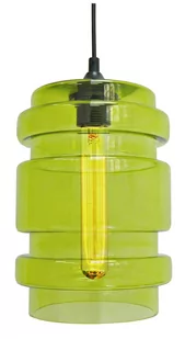Candellux DECORADO ZWIS 18 1X60W E27 KLOSZ ZIELONY 31-36650 - Lampy sufitowe - miniaturka - grafika 1