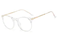 Okulary korekcyjne, oprawki, szkła - Okulary Lenonki do komputera BLUE LIGHT zerówki 2569-5 - miniaturka - grafika 1