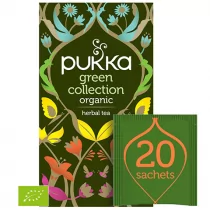 Pukka Zestaw zielonych herbat Green Collection 4x5 (20) saszetek Bio - Herbata - miniaturka - grafika 1