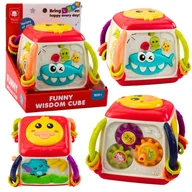 Zabawki kreatywne - Kostka Interaktywna Edukacyjna Dla Malucha Kaczuszka Kolorowa - miniaturka - grafika 1