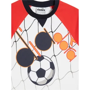 Zestaw chłopięcy DIADORA JB.SET SS SCORE - Koszulki dla dziewczynek - miniaturka - grafika 2