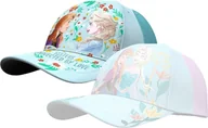 Czapki dla dzieci - Disney Frozen Cap - czapka dziecięca wykonana w 100% z bawełny z motywem Elsy i Anny w kolorze niebieskim - miniaturka - grafika 1