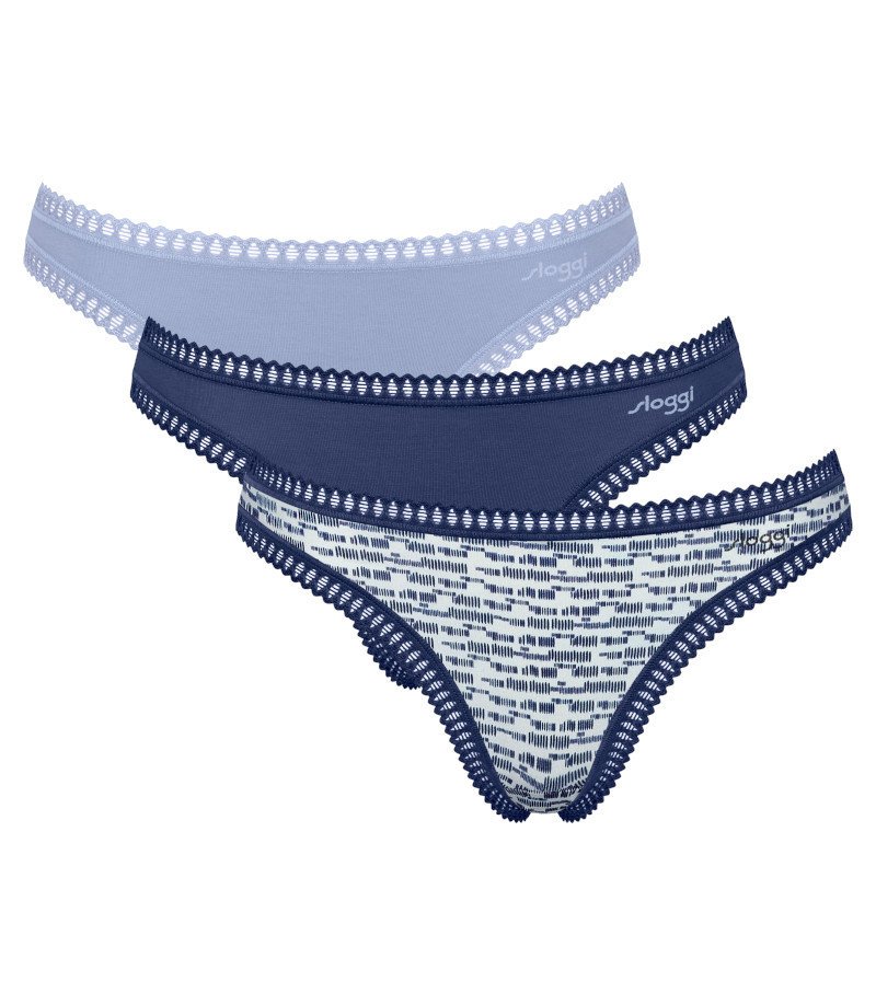 3 x Majtki damskie sloggi GO Crush String C3P-XS