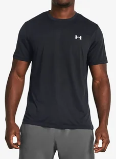 Koszulka szybkoschnąca Under Armour UA Launch Short Sleeve - black/reflective - Koszulki i topy damskie - miniaturka - grafika 1