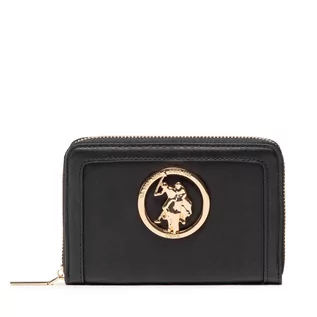 Portfele - Duży Portfel Damski U.S. POLO ASSN. - Stateside M Zip Wallet BIUS55692WVP000 Black - grafika 1