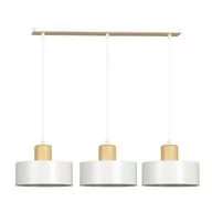 Lampy sufitowe - Emibig Torin lampa wisząca 3-punktowa biała 1047/3 1047/3 - miniaturka - grafika 1