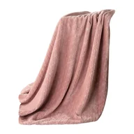 Koce - Euro Firany Koc Flanelowy Design Cindy4 Różowy 200x220 1212082 - miniaturka - grafika 1
