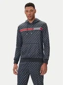 Bluzy męskie - Guess Bluza Z4BQ30 K7122 Granatowy Regular Fit - miniaturka - grafika 1