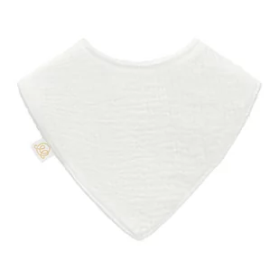 Śliniaczek muślinowy bandana - śmietanka - Śliniaki i fartuszki - miniaturka - grafika 1