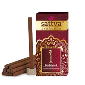 Odświeżacze powietrza - SATTVA Incense Sticks  Kadzidełka Indyjskie Sandalwood 20g - miniaturka - grafika 1