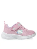 Buty dla dziewczynek - Skechers Sneakersy Easy Peasy 302885N/PKLV Różowy - miniaturka - grafika 1