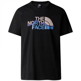 Koszulka męska The North Face M S/S Mountain Line Tee Rozmiar: M / Kolor: czarny - Koszulki sportowe męskie - miniaturka - grafika 1