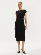 Sukienki - Rinascimento Sukienka koktajlowa CFC0019379002 Czarny Regular Fit - miniaturka - grafika 1