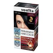 Farby do włosów i szampony koloryzujące - Venita VenitaPlex 1.0 Czerń system ochrony włosów VEN FAR-19 - miniaturka - grafika 1