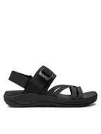 Sandały damskie - Merrell Sandały District 4 Backstrap J006436 Czarny - miniaturka - grafika 1